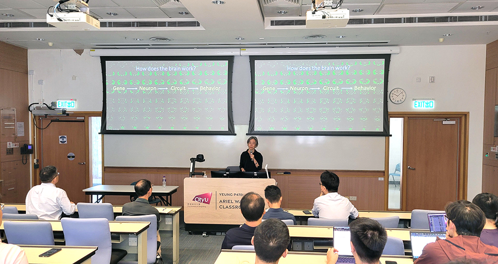 Prof. HSUEH gave her seminar on “Autism Spectrum Disorders: From Genes to Circuits and Interventions in Mouse Models”.