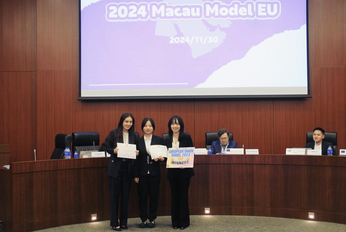 CityUHK Law Students Shine at Macau Model EU 2024 (2)
