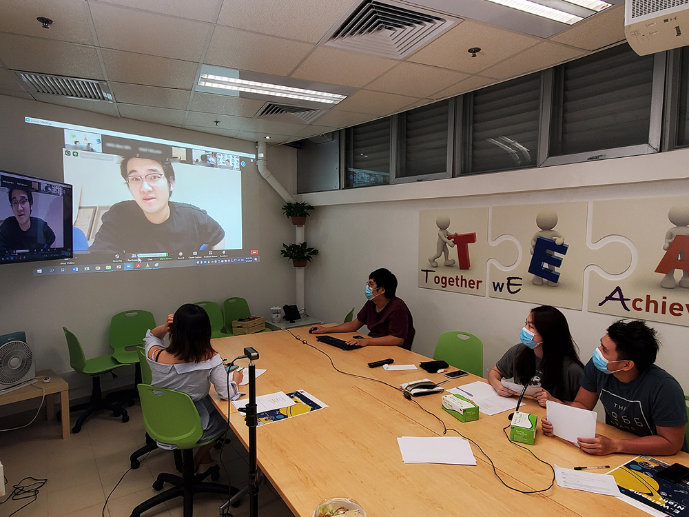 New residents gathered virtually to join the first-ever online welcome night.